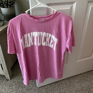 Pink Nantucket T shirt